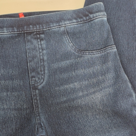 SPANX Jean-ish Ankle Leggings Pull-On Hidden Core Shaping Stretch Jeans - Sz XLP - Picture 6 of 16